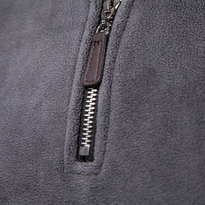 Giacca in pile da uomo autunnale con collo alto e mezza zip, a maniche lunghe, nuova, trendy e versatile per il streetwear transfrontaliero - Product Image 3