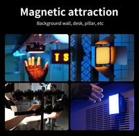 Zhiyun M20 lumière vidéo bicolore 20w caméra Portable photographie lumière 10 effets de lumière prennent en charge l'attraction magnétique et Usb-C Pd