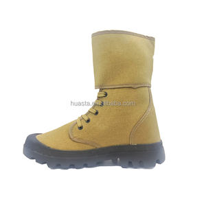 أحذية رجالية مخصصة بلون الرمال الترابية، أحذية صحراوية من القماش، أحذية رينجر - Product Image 4