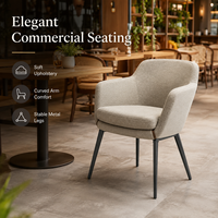 Chaise de salle à manger texturée en osier avec table en bois et base croisée, idéale pour les acheteurs de cafés, restaurants, bistrots, hôtels et clubs