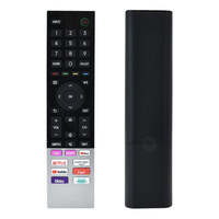 Télécommande vocale et Bluetooth pour Smart TV CT-95036, code fixe, 4 boutons, piles AAA, portée 8-10 mètres, écran LCD