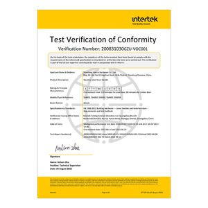 En 1906 Euro phong cách rỗng thương mại Lớp 3 thép không gỉ Lỗ mộng chia đòn bẩy tay nắm cửa trên hoa hồng - Product Image 5