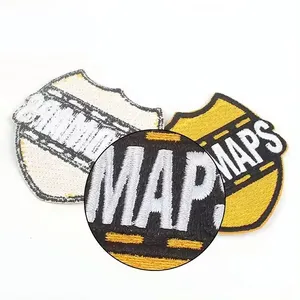 Embroidered Badges Designer Services Custom Made Sports Logo Embroidery Patches for Soccer Clothing