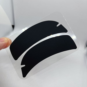 Patchs oculaires réutilisables en silicone noir pour extensions de cils UV, bloquant à 100 % les UV, patchs oculaires UV réutilisables - Product Image 3