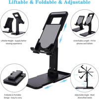 Double support pliable pour téléphone portable, entièrement réglable, pliable, pour téléphone de bureau, station d'accueil pour téléphone 14 13 12 11 Pro