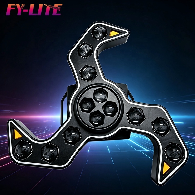 Feiyueyue DJ DMX Bee Eyes Disco Lights Professional RGBW Beam Full Moon Scimitar New 120W 4-in-1 Moving Head Stage Light