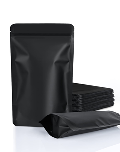 Custom Printed Logo Stock Flat Handle Gray Waterproof Tea PLA Paper <b>Laminated</b> Bags Kraft <b>Pouch</b> for Food - Product Image 1