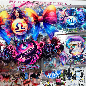 Adesivi per Trasferimento UV DTF Compatibili con Vetro, Plastica, Ceramica, Metallo e Superfici Lisce e Dure, Ampia Applicazione per <span class=keywords><strong>Stampa</strong></span> a Trasferimento - Product Image 3