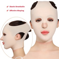 5008 post-chirurgical réutilisable v-line visage élastique pansement soulever réduire Double menton joue minceur sangle bande ceinture V visage Shaper