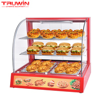 Couvercle en acier inoxydable de 72 pouces pour KFC Chicken Food 2-3 Layers Isolé Gas Fried Pie & Patty Snacks Display Warmers