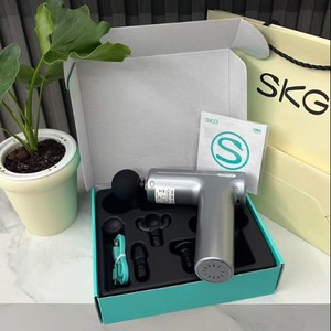 SKG Fascia Gun Muscle <b>Massager</b> F1 12 Speed Levels Brushless Motor USB Rechargeable 5 Massage <b>Heads</b> - Product Image 4