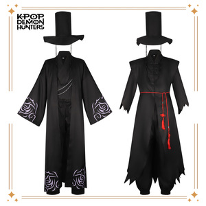 Disfraz de Cosplay de Cazador de Demonios K-Pop, Traje Negro para Escenario, para Niños de 14 Años en Adelante, Set de Juego de Rol de Anime - Product Image 5