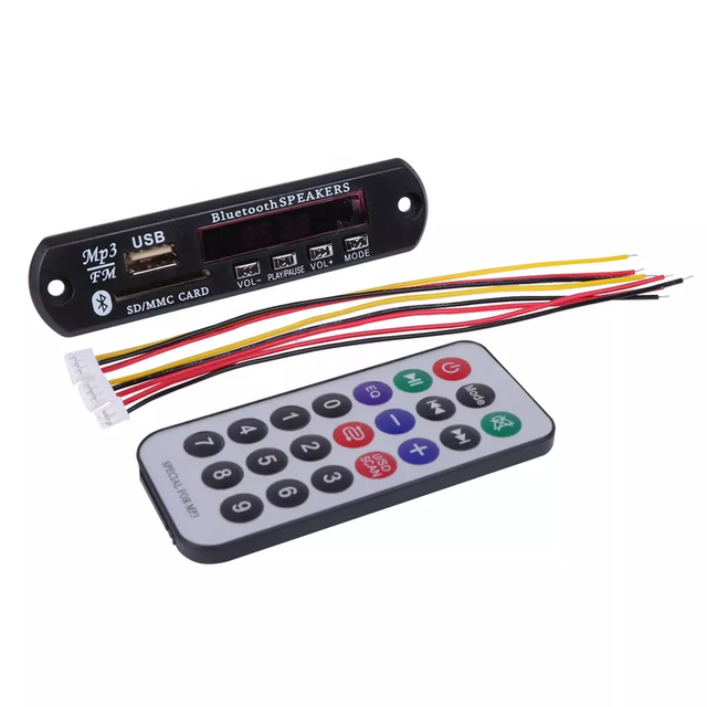 Decoder Board DC 5V 12V Vehicles MP3 WMA Decoder Board USB Wireless BT MP3 Decoder Module