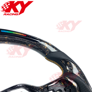 Volante Deportivo de Fibra de Carbono Forjado con LED Personalizado para Honda Civic Sport Accord, Estilo Racing, para CRV EX de 11.ª Generación, Acura Integra Type S - Product Image 2