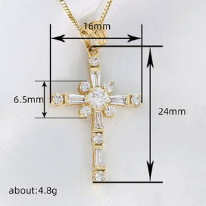 Collier à motif géométrique européen et américain pour femmes, pendentif élégant de style français, bijoux, accessoires de mode - Product Image 4