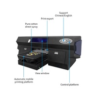 Nouvelle imprimante jet d'encre automatique DTG DTF pour t-shirts en coton et impression textile directe sur vêtements