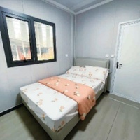 Maison conteneur préfabriquée extensible personnalisée de 20 et 40 pieds avec 3-4 chambres à coucher, type cabane, à vendre