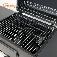 Barbecue pliant d'extérieur personnalisé JHR en acier au carbone pour le camping