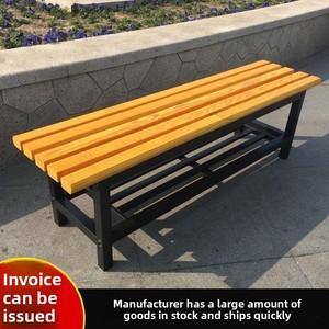 Banco de Patio Moderno y Duradero para Exteriores, Asiento Largo de Madera Sólida para Ocio, <span class=keywords><strong>HONG</strong></span> <span class=keywords><strong>XING</strong></span> HX-XJ-CS1, para 1-3 Personas, para Parque - Product Image 3