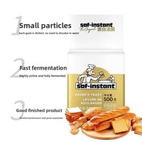 Levain sec instantané haute activité Golden Swallow 500g - Levain de boulangerie certifié Halal, tolérant aux hautes teneurs en sucre, pour pain et gâteaux