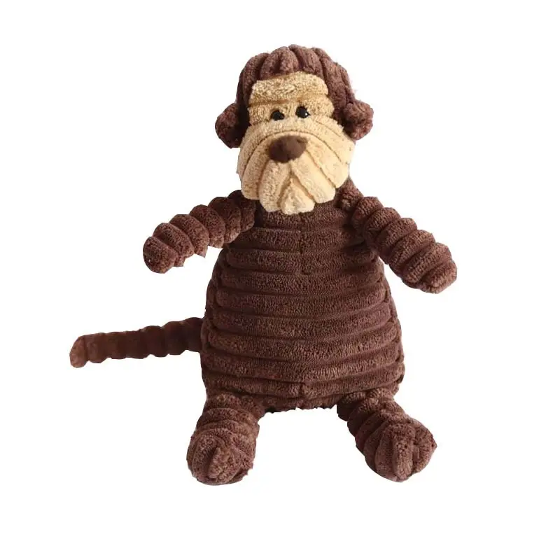 Streep Comfort Knuffel, Klein Corduroy 24Cm Hoogte Promotionele Mascotte Knuffelspeelgoed, 20 Ontwerpen Pasgeboren Zachte Baby Oem