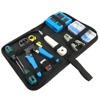 Kit d'installation de câblage réseau LAN professionnel, ensemble d'outils de sertissage de câbles de type RJ45