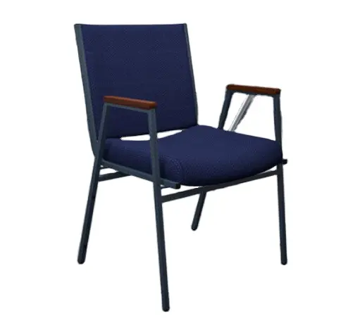 Venta caliente sillas de Iglesia azul con reposabrazos al por mayor iglesia moderna cine público asientos de teatro silla