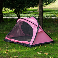 Tente de camping légère quatre saisons pour 2 personnes, simple couche, ouverture rapide, en tissu Oxford, portable, pour la randonnée et l'alpinisme en extérieur