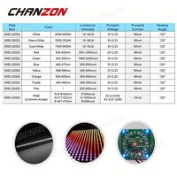 100 pièces SMD WS2812B WS2812 4 broches 5050 (2020) RGB LED diode électroluminescente lampe puce perles lumineuses Micro bricolage PCB Circuit 5V tricolore SMT