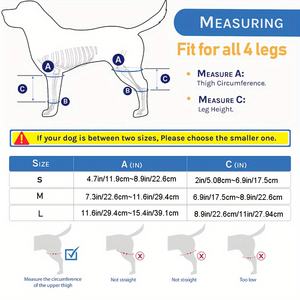 Genouillère pour chien pour patte arrière acl déchirée, attelle de jambe de chien pour l'<span class=keywords><strong>arthrose</strong></span>, les blessures au ligament croisé ou la récupération après une attelle acl pour chien - Product Image 5