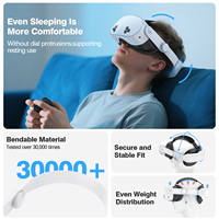 Nouvel accessoire de jeu VR, sangle de tête de remplacement avec une répartition uniforme de la gravité, compatible avec Meta Quest 2/3/3s