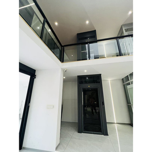 Certificado CE 400kg 2 pisos Adaptable Sistema de rescate de emergencia silencioso Cabina de vidrio Villa residencial <span class=keywords><strong>Ascensor</strong></span> para el hogar - Product Image 3