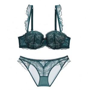 Multifunzionale <span class=keywords><strong>Trasparente</strong></span> <span class=keywords><strong>Reggiseno</strong></span> di Pizzo Delle Donne <span class=keywords><strong>Imbottito</strong></span> In Pizzo Bralette Donne Sexy Matura <span class=keywords><strong>Reggiseno</strong></span> Plus Size Bras Busto Pieno - Product Image 6