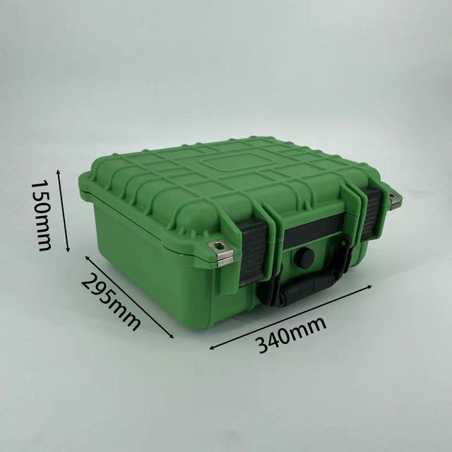 DPC044 Green Factory Price Industrial Hard Tool Casket Multipurpose Handheld Plastic Waterproof Instrument Storage case