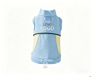 Vêtements de protection solaire pour animaux de compagnie en gros, veste respirante en maille pour chien avec logo personnalisé - Product Image 2