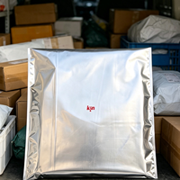 Bolsa de Envío de Poliéster Plateada con Logotipo Personalizado, Bolsa de Correo de Aluminio Brillante para Envíos de Joyería de Comercio Electrónico