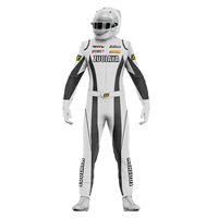 Combinaison de course de moto ignifuge de haute qualité, fabriquée sur mesure, combinaison de course de voiture de Kart RJ03