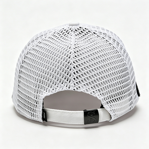 6-Panel Full Mesh & Canvas Breathable Baseball <b>Cap</b> Polyester/Cotton <b>Quick</b> <b>Dry</b> Adjustable Unisex Outdoor Sports Hat - Product Image 4