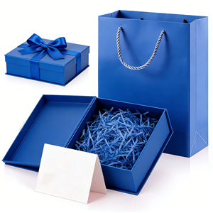 Caja de Papel Rígido Magnética Plegable para Set de Cuidado de la Piel Profesional, con Personalización de Marca y Listón - Product Image 3