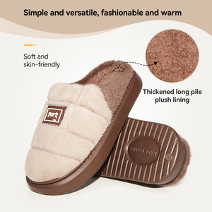 Chaussons pour hommes à enfiler avec mousse à mémoire de forme pour intérieur et extérieur, lavables en machine - Product Image 3