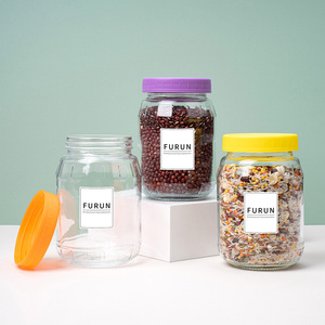 Nhà bếp lớn cà phê đậu đóng hộp lọ rộng miệng lọ thủy tinh thực phẩm lưu trữ Container có nắp đậy - Product Image 3