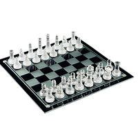 Étui de présentation en acrylique transparent de haute qualité pour jeu d'échecs et de dames, design personnalisé