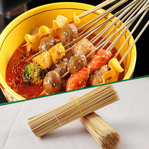 Bambus <span class=keywords><strong>Marshmallow</strong></span> SMores Rang Tre Gậy 110 Gói Thêm Dài An Toàn Cho Trẻ Em Thiết Kế 36 Inch 5Mm Dày Bằng Gỗ - Product Image 4