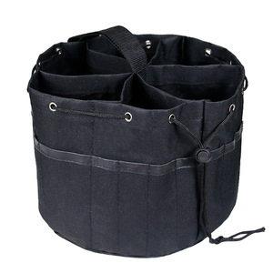 <b>Tool</b> Bag Bucket <b>Storage</b> Black 22 Pockets Nail <b>Storage</b> Organizer For <b>Tool</b> Kit - Product Image 1
