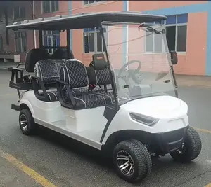 CE批准的48 v电动6座高尔夫球车观光旅游巴士可选锂电池