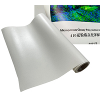 Haut de gamme 410g brillant Polyester coton toile rouleau imprimante à jet d'encre impression Pigment encre artiste giclée pour EPSON CANON HP