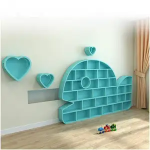 Chiquitos Bookshelf And Toy Storage Protection Black And Bookshelf Whale shape kids library furniture wooden library bookcase