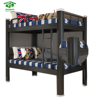 Habitacion dormitori lits superposés à deux étages accessoires de conception lit superposé avec marches pour dortoir