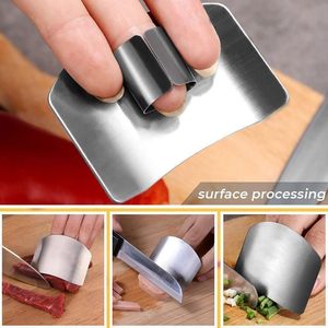 Kitchen Stainless Steel Automatic Finger Cutting Guard Chopping Vegetable <b>Knife</b> Protector Dishwasher <b>Safe</b> Eco-Friendly - Product Image 3