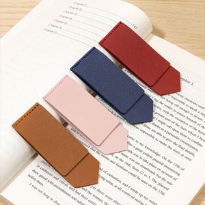 Colorful PU Leather Corner <b>Bookmarks</b> Simple Page Clip Keeper Book Mark Cute Page Corner <b>Bookmark</b> for Reading Lovers Teacher <b>Gift</b> - Product Image 3